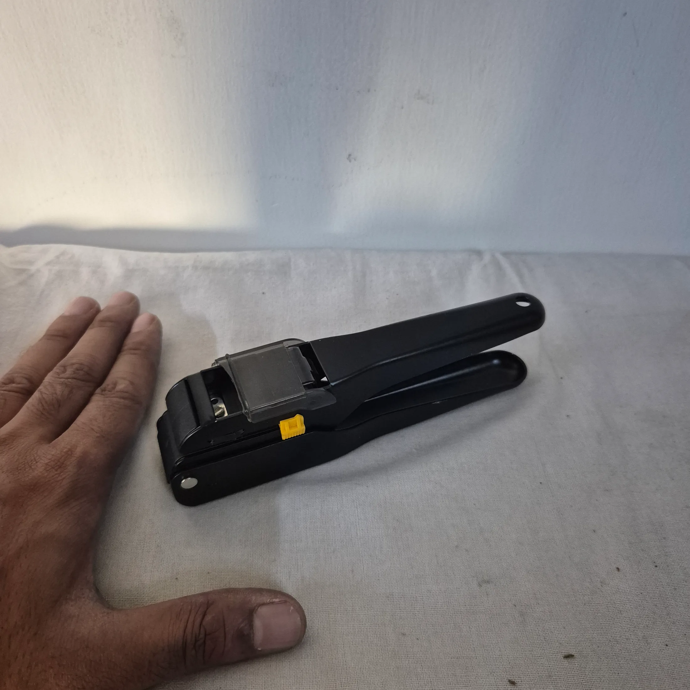 Black Plastic Handheld Price Tagging Gun Tool — Office and Stationery prop for rent in Delhi NCR