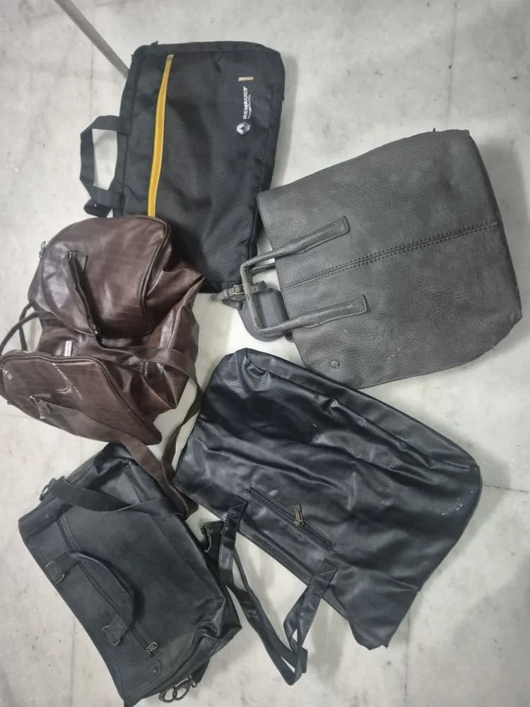 Mixed Vintage Bags and Briefcases Set — Fashion and Accessories prop for rent in Delhi NCR