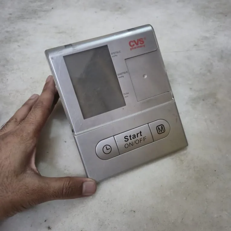 CVS Pharmacy Silver Tabletop Blood Pressure Monitor — Science and Medical prop for rent in Delhi NCR